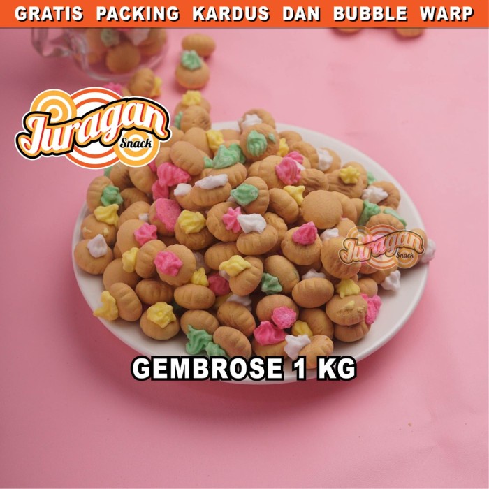 

Elvira- Ready Biskuit Gembros Gembrose 1 Kg Snack Kiloan Makanan Ringan