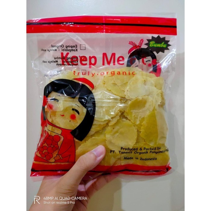 

Elvira- New Emping Melinjo Organik Berbumbu (Sweet) Snack Sehat By Keep Me Fit