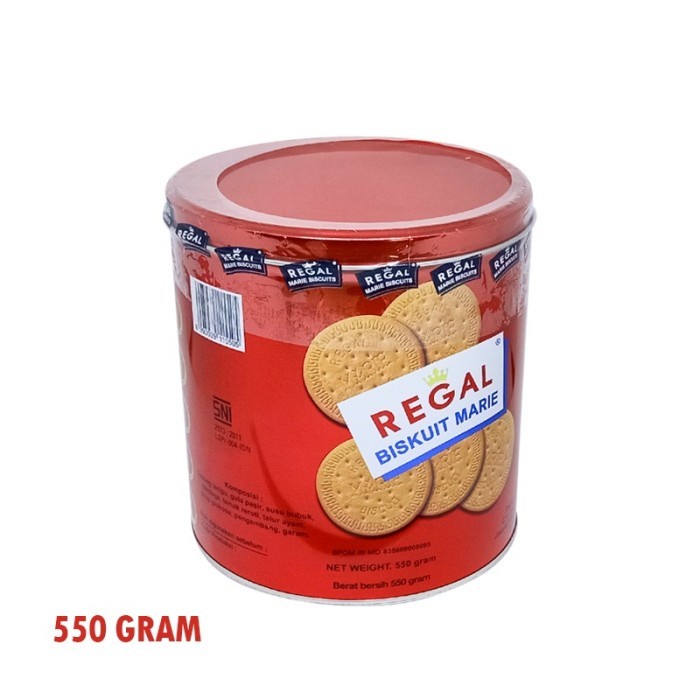 

Elvira- Sale Regal Marie Kaleng 550 Gram - Snack Camilan Biskuit Lezat &