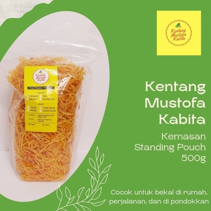 

Elvira- Kering Kentang/ Kentang Mustofa Kabita Bandung Original (Snack Kiloan)