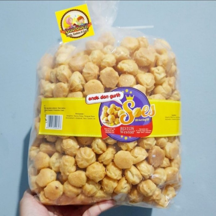 

Elvira- Soes Sus Keju Kering Premium 1 Kg - Duo Bocil Snack