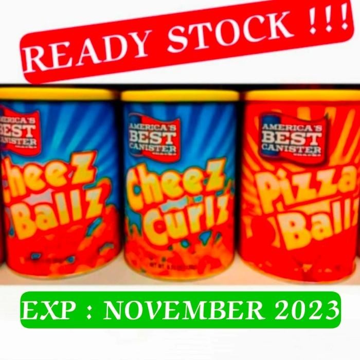 

Elvira- America'S Best Canister Snack Cheez Ballz 85Gr America Cheese Balls