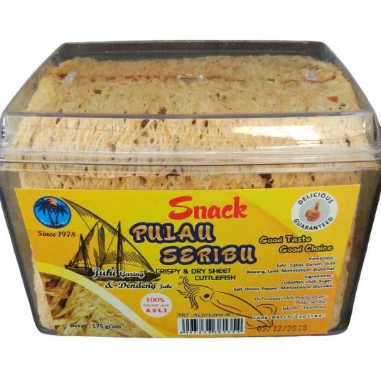 

Elvira- Snack Juhi Pulau Seribu Toples Sedang Makanan Ringan Cemilan Cumi