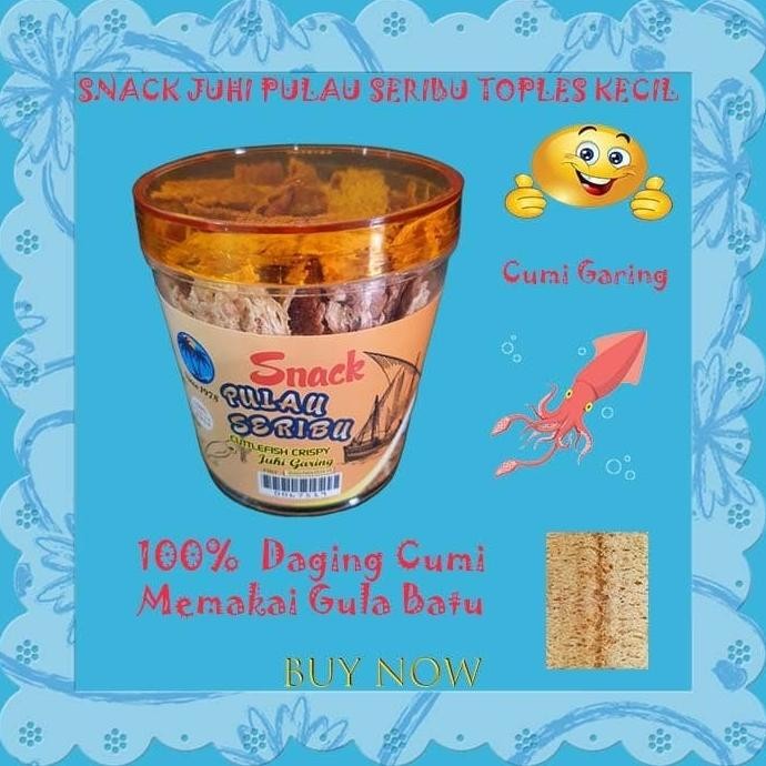 

Elvira- Snack Juhi Pulau Seribu Toples Kecil Makanan Ringan Cemilan Cumi