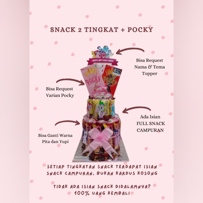 

Elvira- Snack Cake Parcel / Snack Bouquet / Snack Tray / Birthday Cake/ Ulta