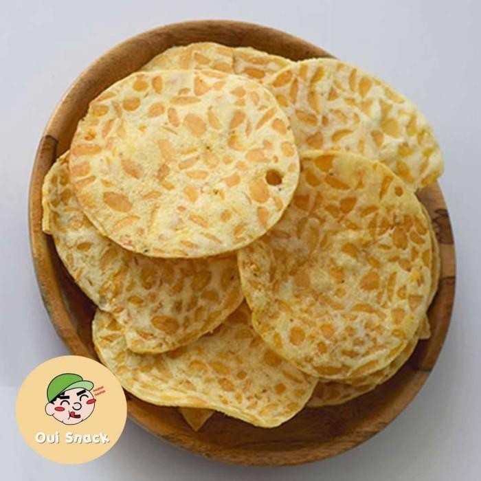 

Elvira- 500Gr Keripik Tempe Oven / Kripik Tempeh Grosir Murah Oui Snack