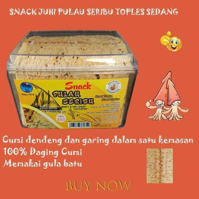 

Elvira- Crispy Dry Sheets Snack Cuttlefish Snek Pulau Seribu Juhi Box 175G