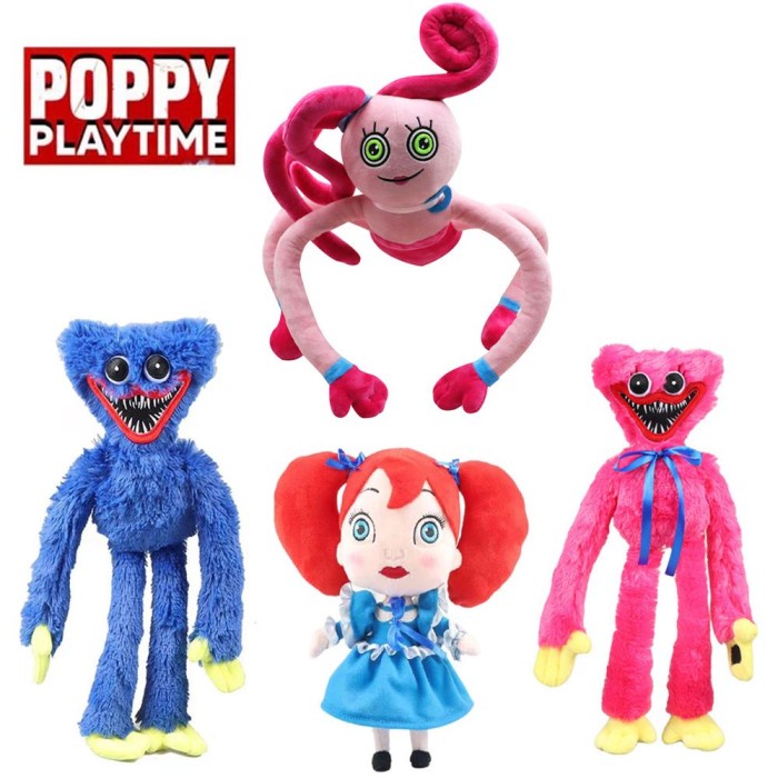 Boneka Huggy Wuggy Game Poppy Play Time ukuran 40 cm