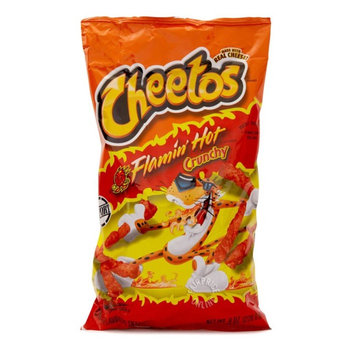 

Elvira- Cheetos Cheese Flavoured Snack - Flamin Hot (Crunchy) 226.8G
