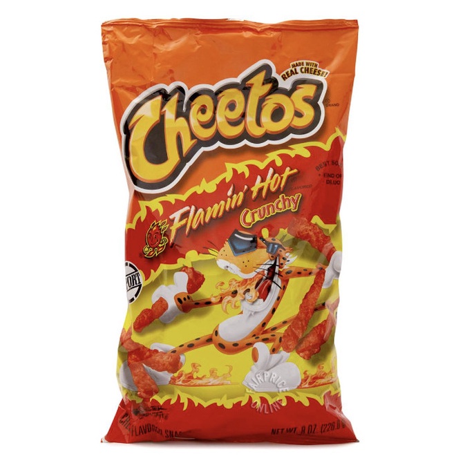 

Elvira- Cheetos Cheese Flavoured Snack - Flamin Hot (Crunchy) 226.8G