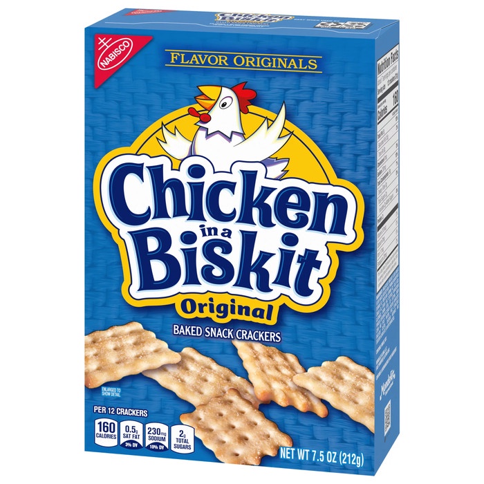 

Elvira- Nabisco Chicken In A Biskit Original Baked Snack Crackers 212G
