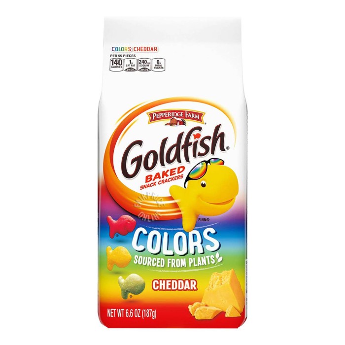 

Elvira- Pepperidge Farm Goldfish Baked Snack Crackers - Colors 187G