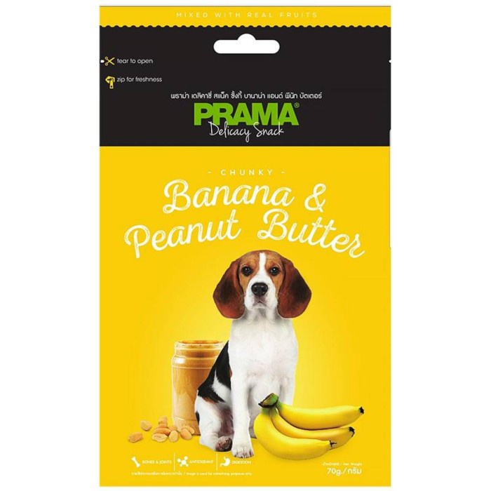 

Elvira- Prama Delicacy Snack Chunkie Banana & Peanut Butter 70 G