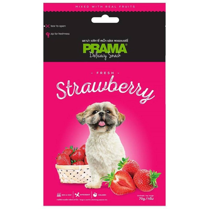 

Elvira- Prama Delicacy Snack Fresh Strawberry 70 G