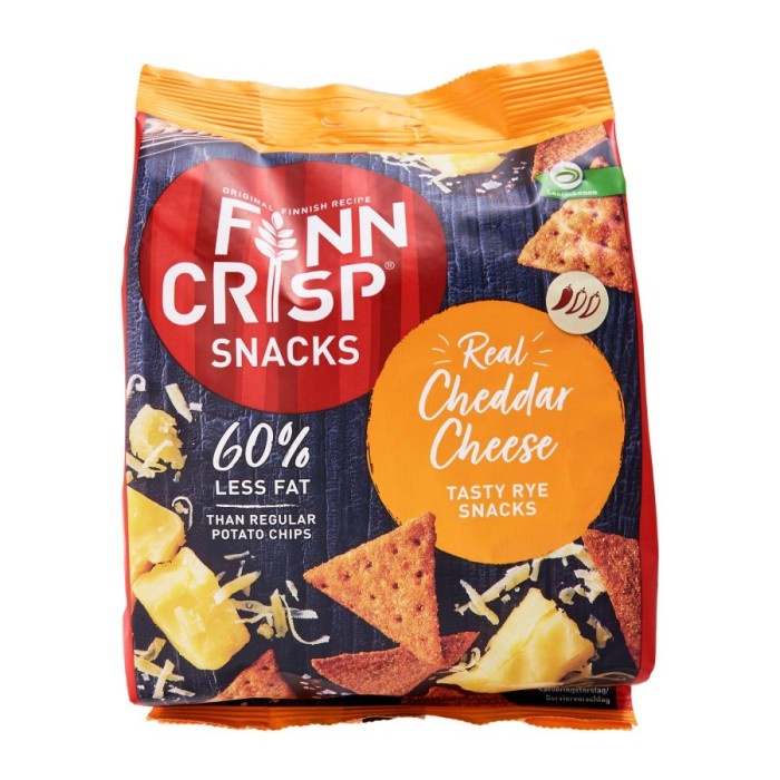 

Elvira- Finn Crisp Rye Snack Cheddar Cheese 180G