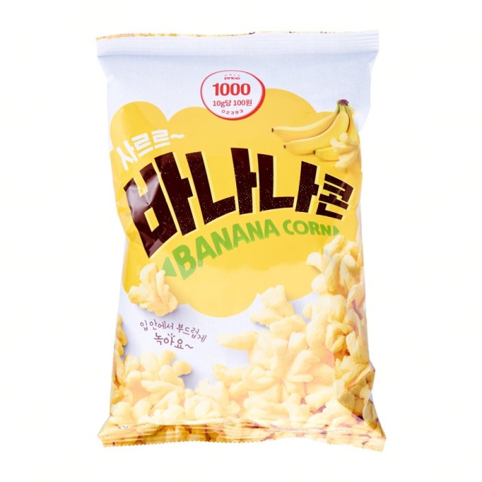 

Elvira- Lottemart Only Price Banana Corn Snack 100G