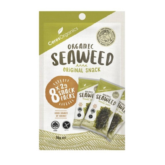 

Elvira- Ceres Organics Seaweed Snack Multipk 16G