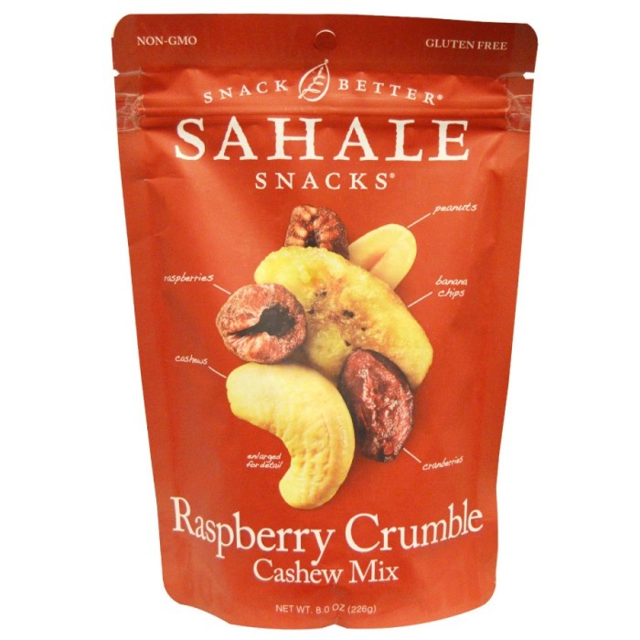 

Elvira- Sahale Snacks Snack Better Raspberry Crumble Cashew Mix 226G