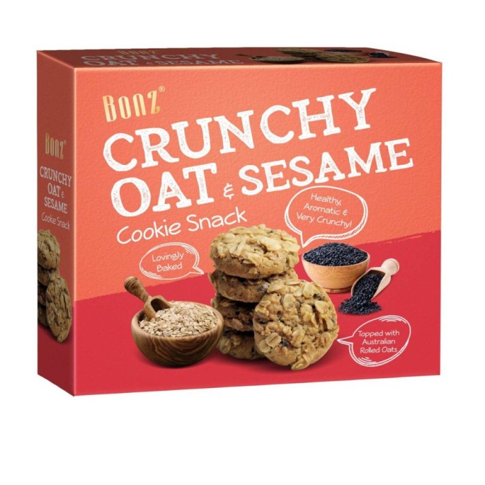 

Elvira- Bonz Cookie Snack Crunchy Oat & Sesame 100 G