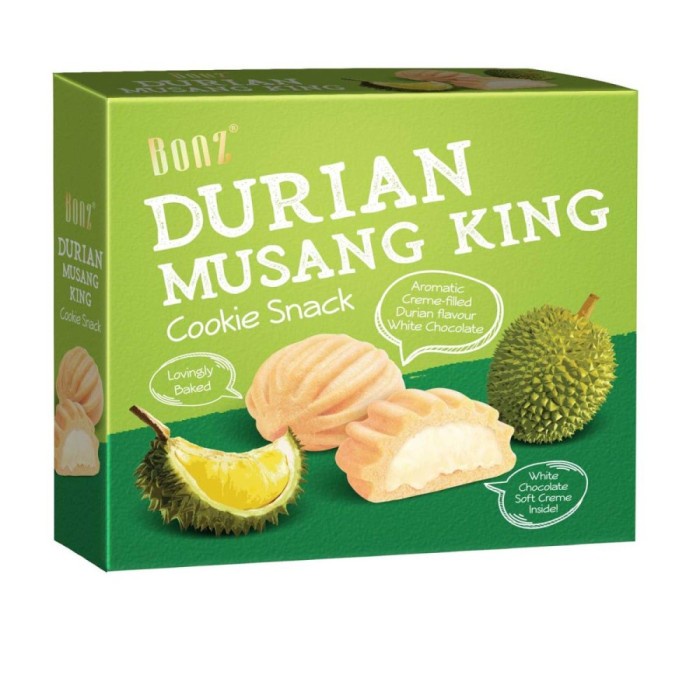 

Elvira- Bonz Cookie Snack Durian Musang King 100 G