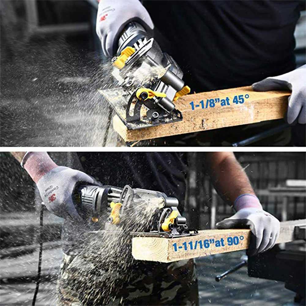 NEWONE Gergaji Mesin Mini Plunge Circular Saw 480W with Laser - 76602L