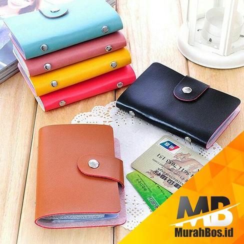 

Promo Card Holder Leather Dompet Tempat Kartu Kulit
