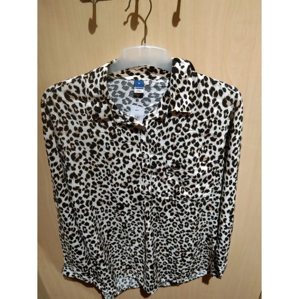 BLOUSE Wanita old navy motif baju atasan blouse