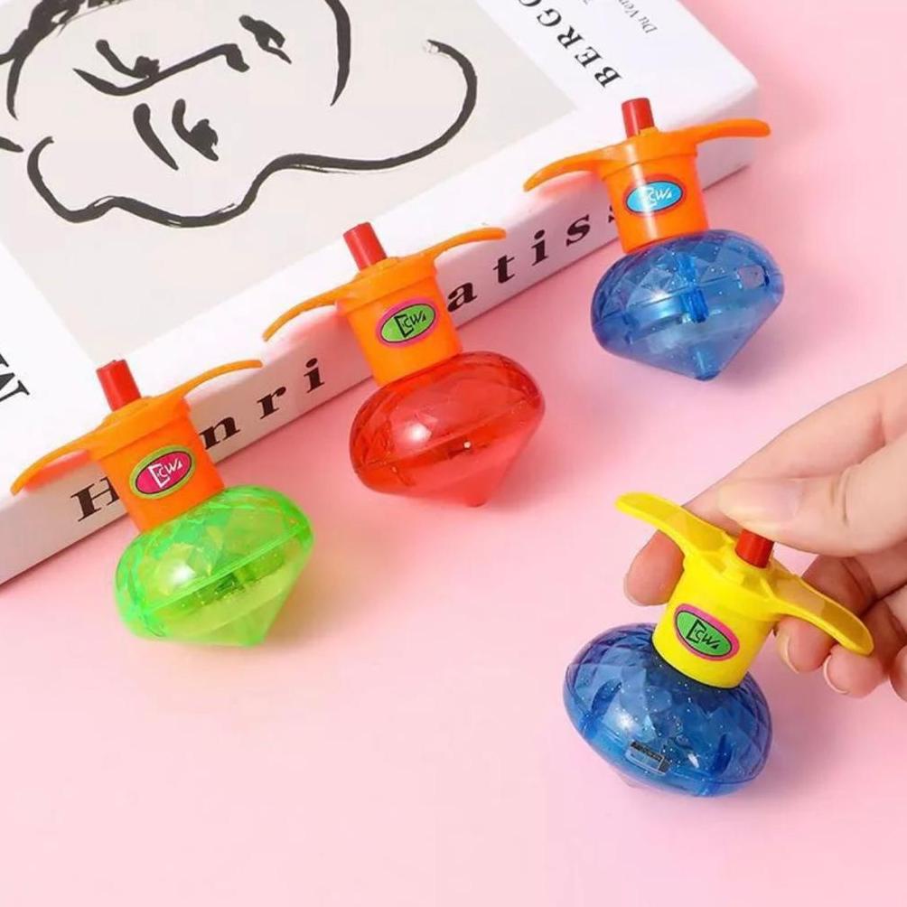 Viral Gasing Bentuk Ufo Led Nyala / Mainan Gasing Nyala