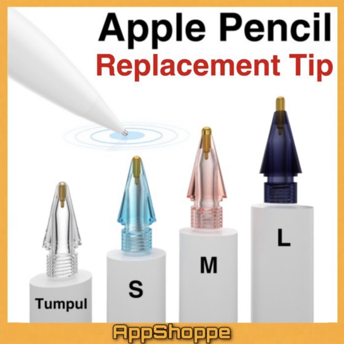 

Terlaris Metal Apple Pencil Replacement Tip Nib For Apple Pencil Gen 1 2