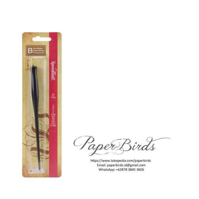 

Terlaris Speedball Straight Nib Holder
