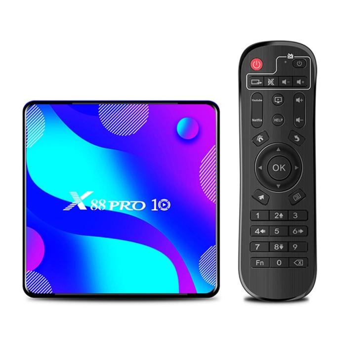 Tv Box X88 Pro 10 Ram 4/32 Gb | Android 11 Tv Box 4K Wifi  2.4G /5G Storeaoceanblueeyes