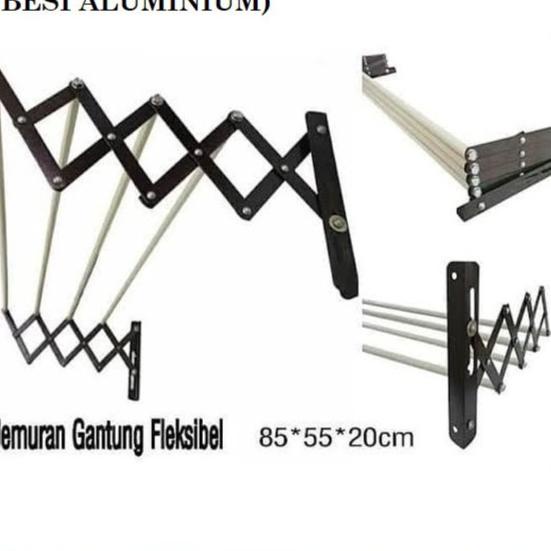 JEMURAN DINDING LIPAT ALUMINIUM - JEMURAN DINDING - JEMURAN LIPAT