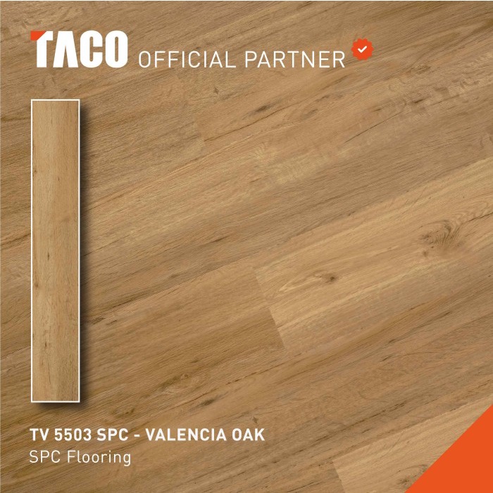 Terlaris Taco Lantai Spc 5Mm - Tv 5503 Valencia Oak