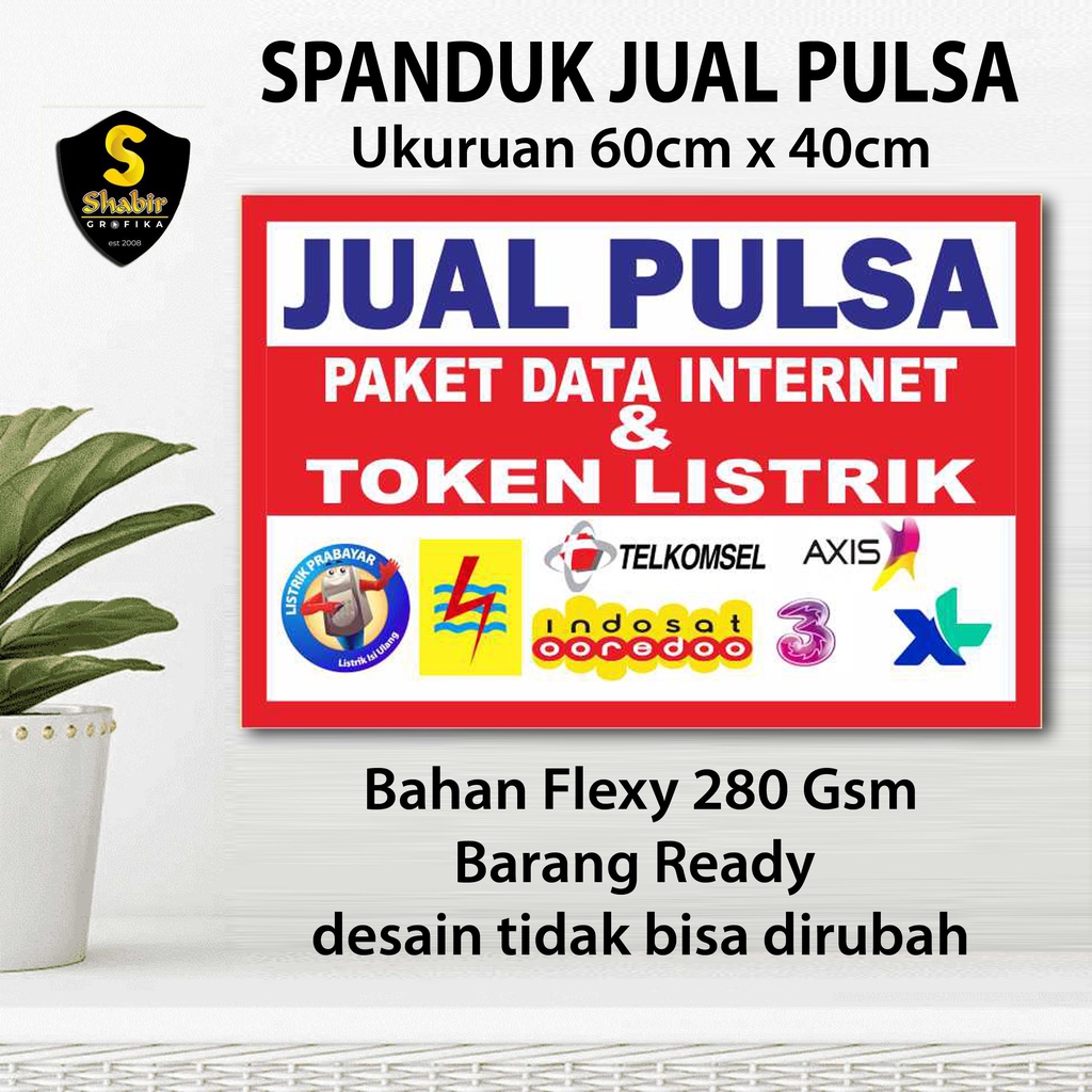 COD SPANDUK JUAL PULSA & PAKET DATA