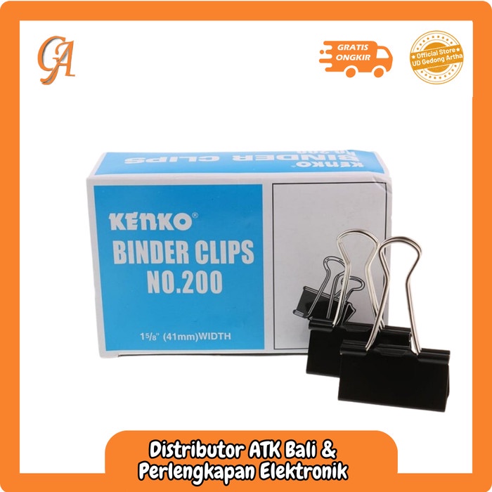 

Jual Binder Clip Joyko no 200 | 1 Box Isi 12 Pcs