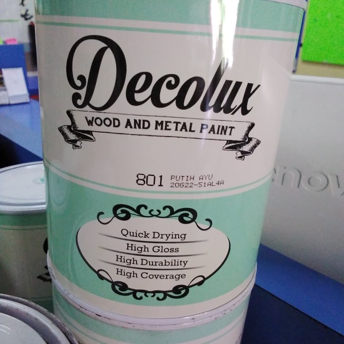 

Cat Nyak Decolux 801 Putih Ayu
