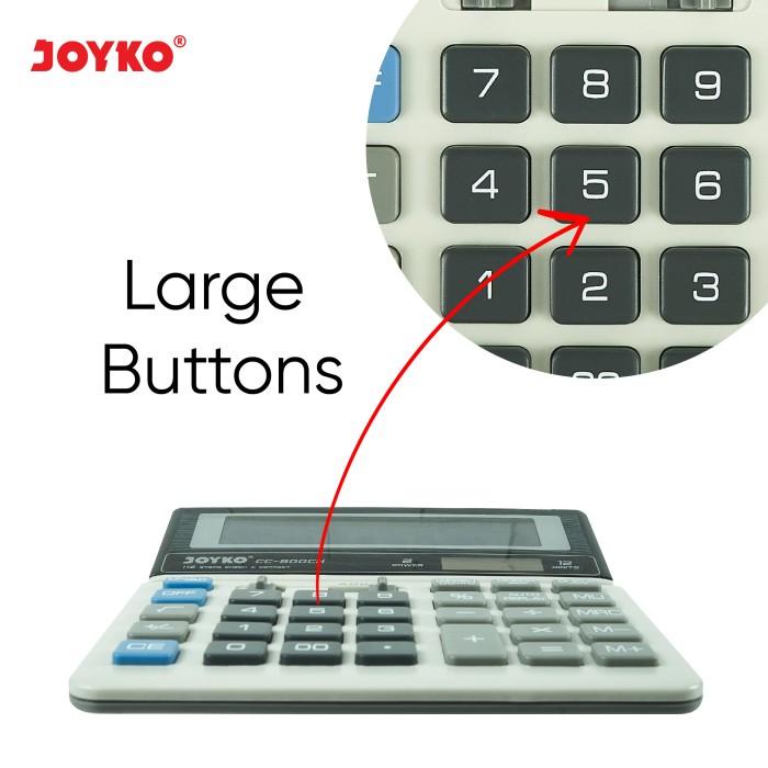 

CALCULATOR / KALKULATOR JOYKO CC-800CH / 12 DIGITS / CHECK CORRECT