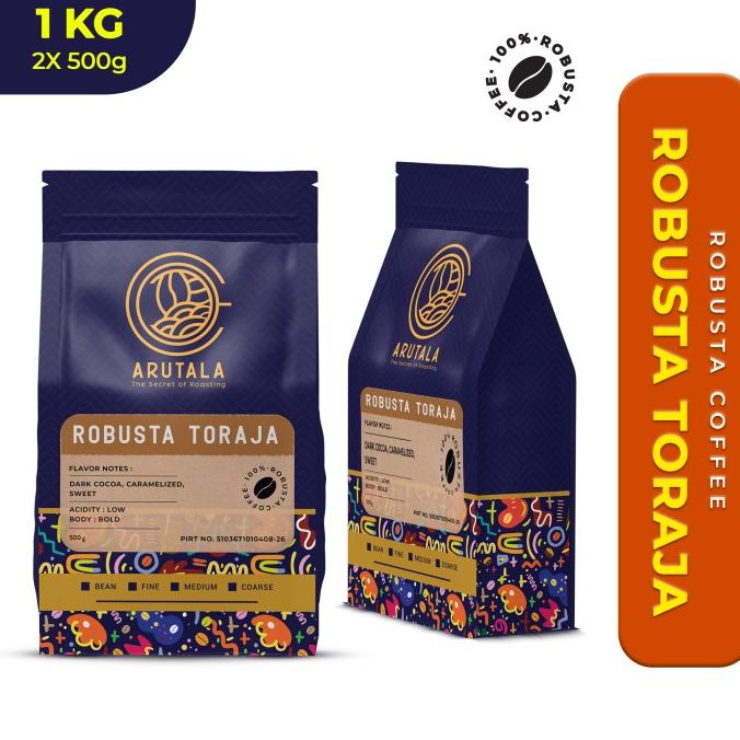 

ARUTALA Kopi Toraja Rantebua Robusta Coffee 1KG ORIGINAL