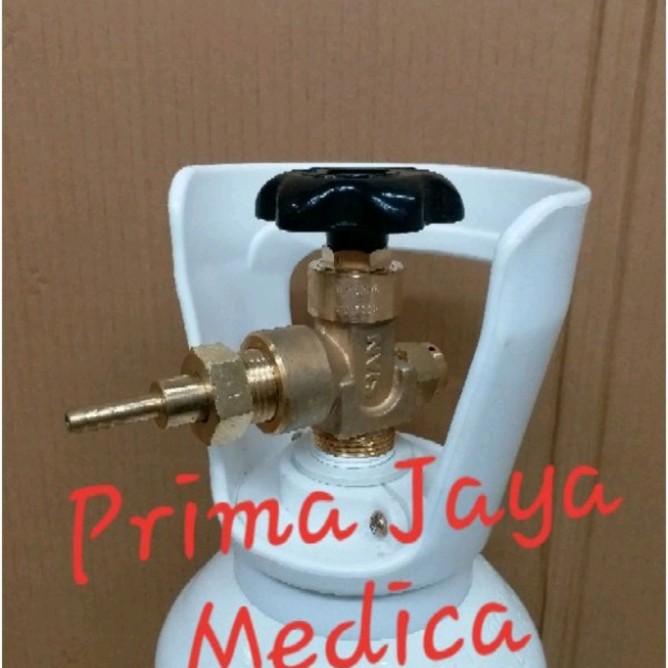 Tabung Oksigen 1M3, Konektor / Nepel, Selang, Packing Ikan Hias Hidup