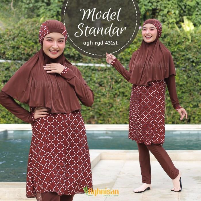 BAJU RENANG WANITA MUSLIMAH MUSLIM MODEL STANDAR AGHNISAN RGD ST