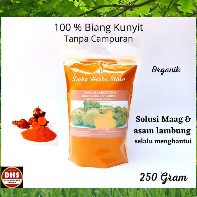 

Biang Kunyit/ induk kunyit/ pala kunyit/ empu kunyit bubuk murni 250 g ORIGINAL