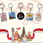 SOUVERNIR /OLEH OLEH GANTUNGAN KUNCI ARYLIC BALI