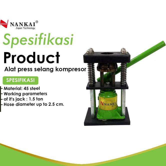 Nankai Alat Pres Nepel Selang Kompressor