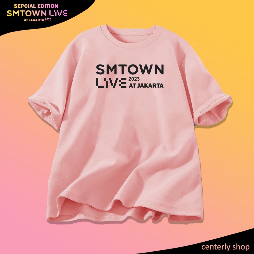 Kaos SMTOWN SMCU Palace Live at Jakarta Cotton combed 24s Oversize Unisex