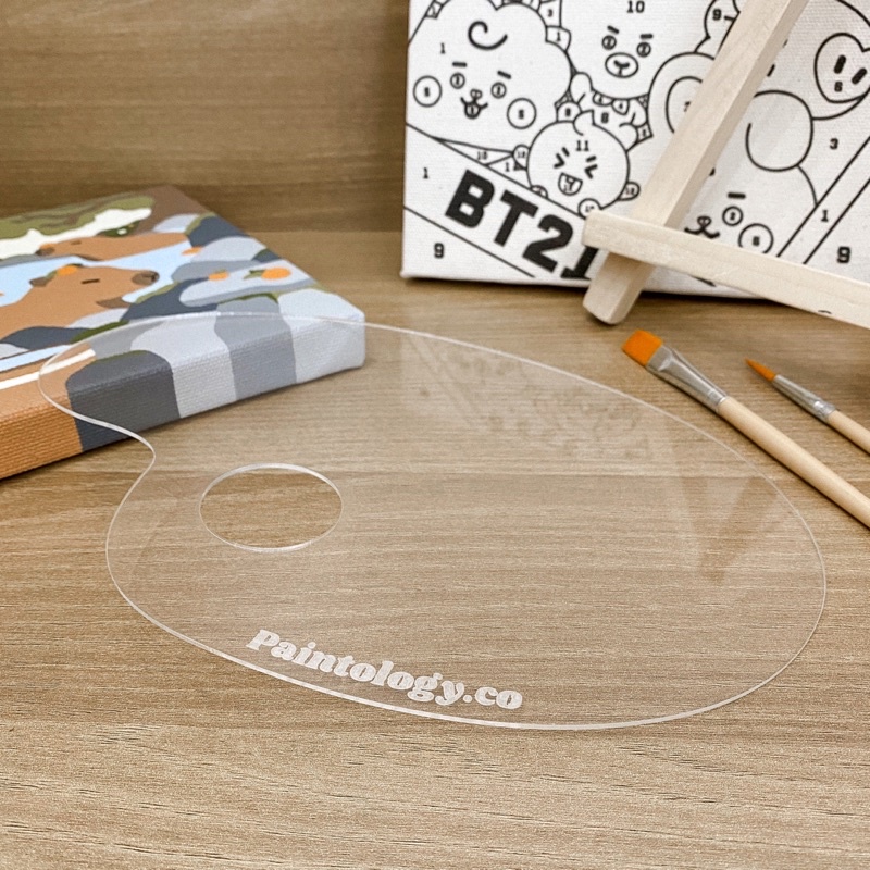 

Acrylic Palette | Paintology.co | Palette Akrilik Bening | 16x25cm