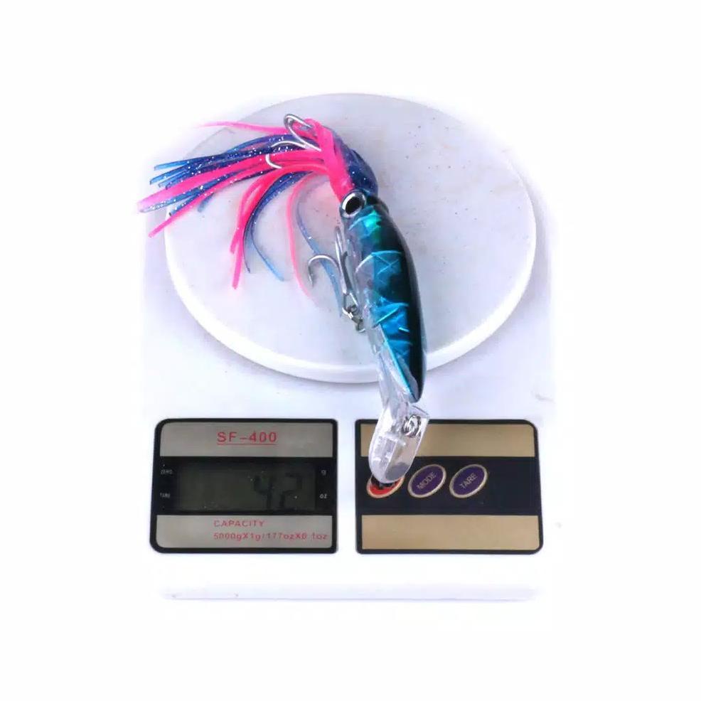 Terbaik Umpan Pancing Cumi 14 Cm 40 Gram Fishing Lure Kri