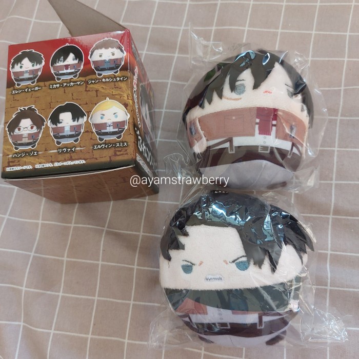 Dijual Ready Attack On Titan Fuwakororin 2 Mikasa Bonus Levi Murah