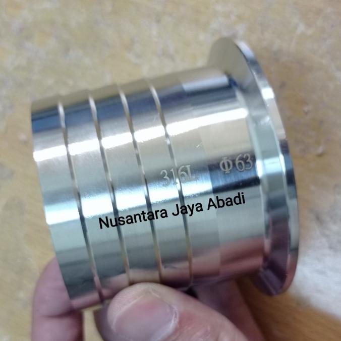 Hose Ferrule / Nepel Selang Sanitary Stainless 316 L 2 1/2 " Inchi