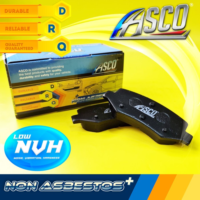 Kampas Rem Belakang Brake Pad Wuling Confero / Cortez Asli Asco Kode Br08