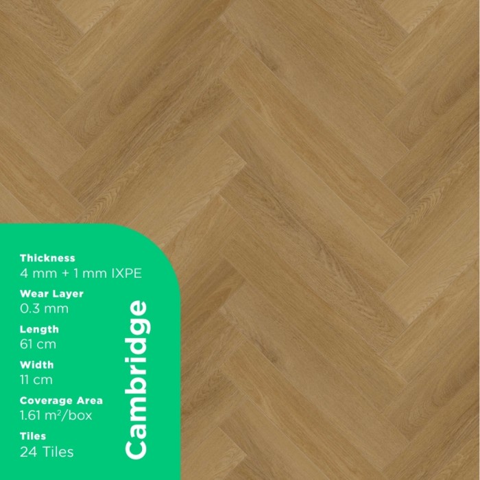 Terlaris Lantai Spc Herringbone Marvel Klik 5Mm Setara Almaflor